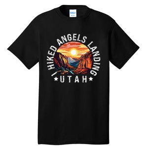 Retro Utah I Hiked Angels Landing Tall T-Shirt