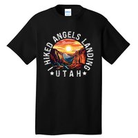 Retro Utah I Hiked Angels Landing Tall T-Shirt