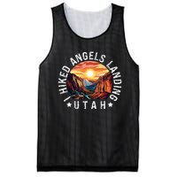 Retro Utah I Hiked Angels Landing Mesh Reversible Basketball Jersey Tank