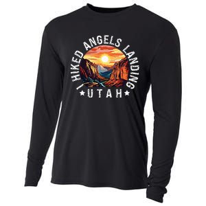 Retro Utah I Hiked Angels Landing Cooling Performance Long Sleeve Crew