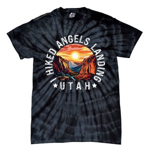 Retro Utah I Hiked Angels Landing Tie-Dye T-Shirt