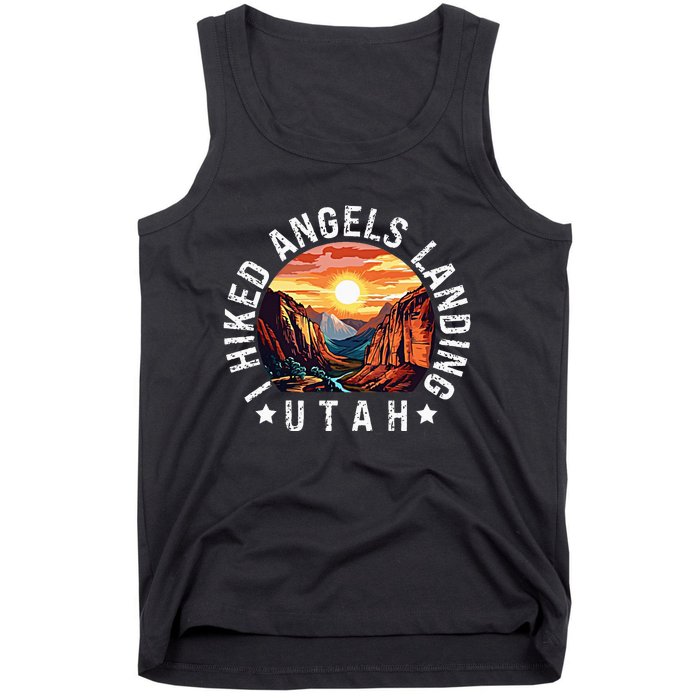 Retro Utah I Hiked Angels Landing Tank Top