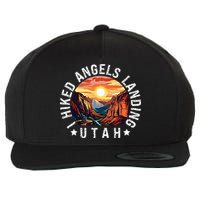 Retro Utah I Hiked Angels Landing Wool Snapback Cap