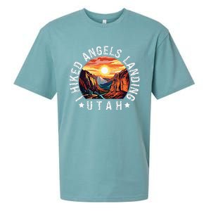 Retro Utah I Hiked Angels Landing Sueded Cloud Jersey T-Shirt