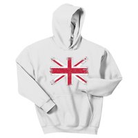 Retro Union Jack Vintage British Flag Great Britain UK Kids Hoodie