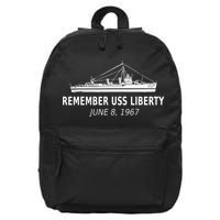 Remember USS Liberty June 8 1967 16 in Basic Backpack