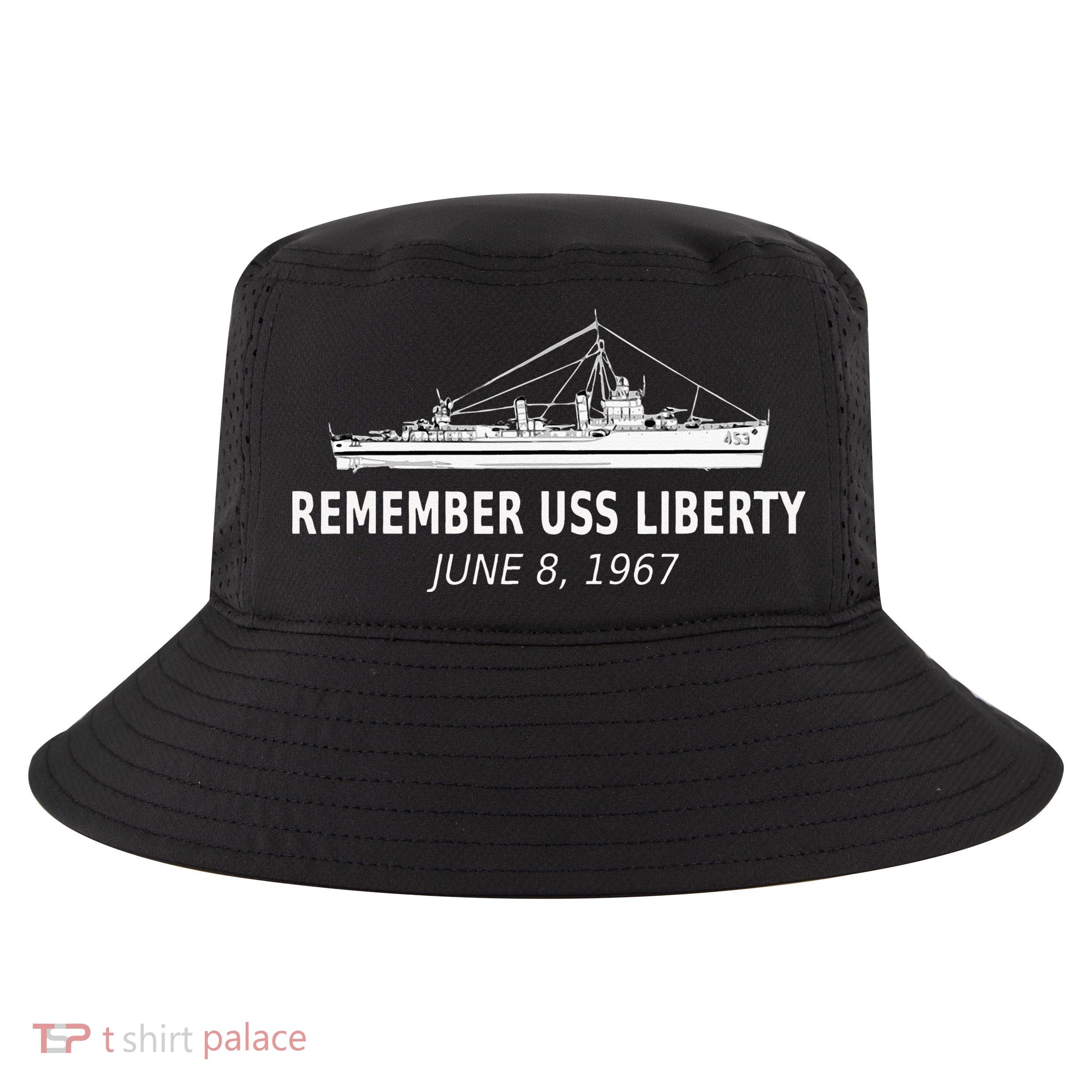 Remember USS Liberty June 8 1967 Cool Comfort Performance Bucket Hat