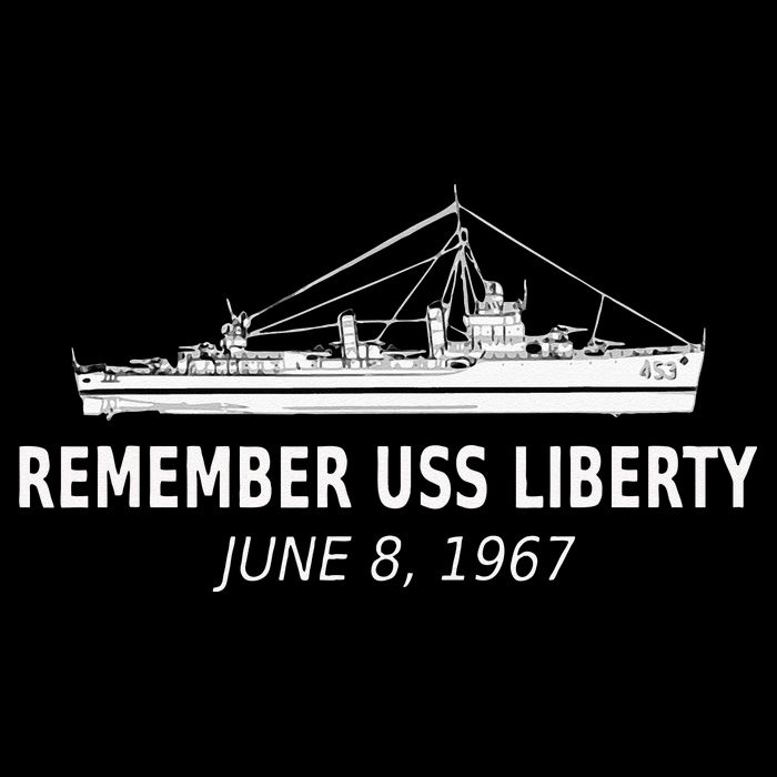 Remember USS Liberty June 8 1967 Cooling Performance Crew T-Shirt