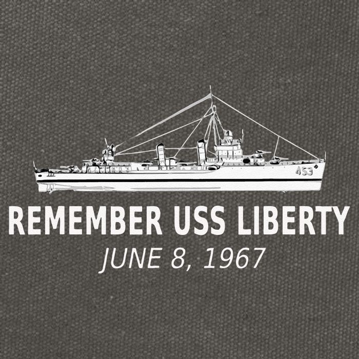 Remember USS Liberty June 8 1967 Cotton Canvas Backpack