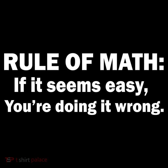 Rule Of Math Seems Easy You're Doing It Wrong Impact Tech Backpack