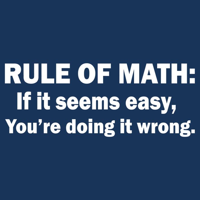 Rule Of Math Seems Easy You're Doing It Wrong Legacy Cool Fit Booney Bucket Hat