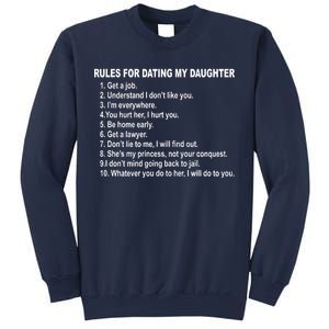 Rules For Dating My Daughter Father's Day Sweatshirt