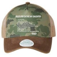Rules For Dating MY Daughter Funny Legacy Tie Dye Trucker Hat