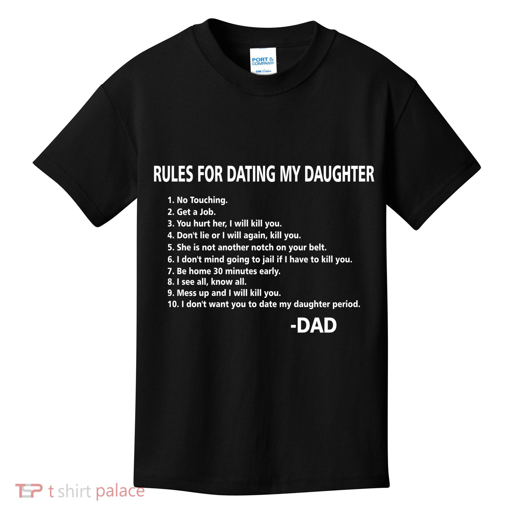 Rules For Dating MY Daughter Funny Kids T-Shirt