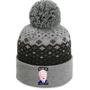 Rumbling Bumbling Joe Biden Cartoon The Baniff Cuffed Pom Beanie