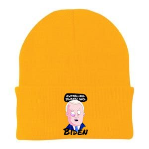 Rumbling Bumbling Joe Biden Cartoon Knit Cap Winter Beanie