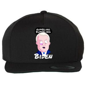 Rumbling Bumbling Joe Biden Cartoon Wool Snapback Cap