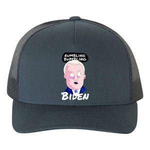 Rumbling Bumbling Joe Biden Cartoon Yupoong Adult 5-Panel Trucker Hat