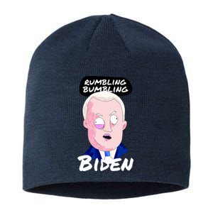 Rumbling Bumbling Joe Biden Cartoon Sustainable Beanie