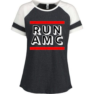 Run AMC Enza Ladies Jersey Colorblock Tee