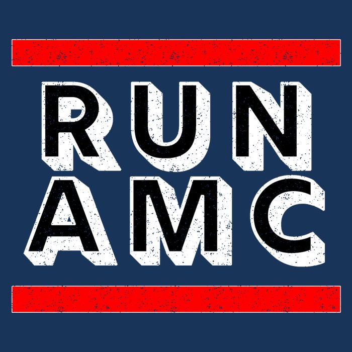 Run AMC Pom Pom 12in Knit Beanie