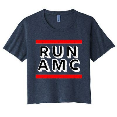 Run AMC Women's Crop Top Tee