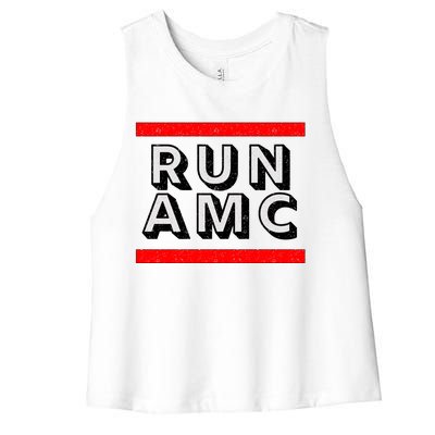 Run AMC Women's Racerback Cropped Tank