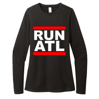 Run ATL Atlanta, Georgia Sports Fans Womens CVC Long Sleeve Shirt