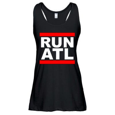 Run ATL Atlanta, Georgia Sports Fans Ladies Essential Flowy Tank