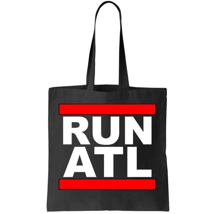 Run ATL Atlanta, Georgia Sports Fans Tote Bag