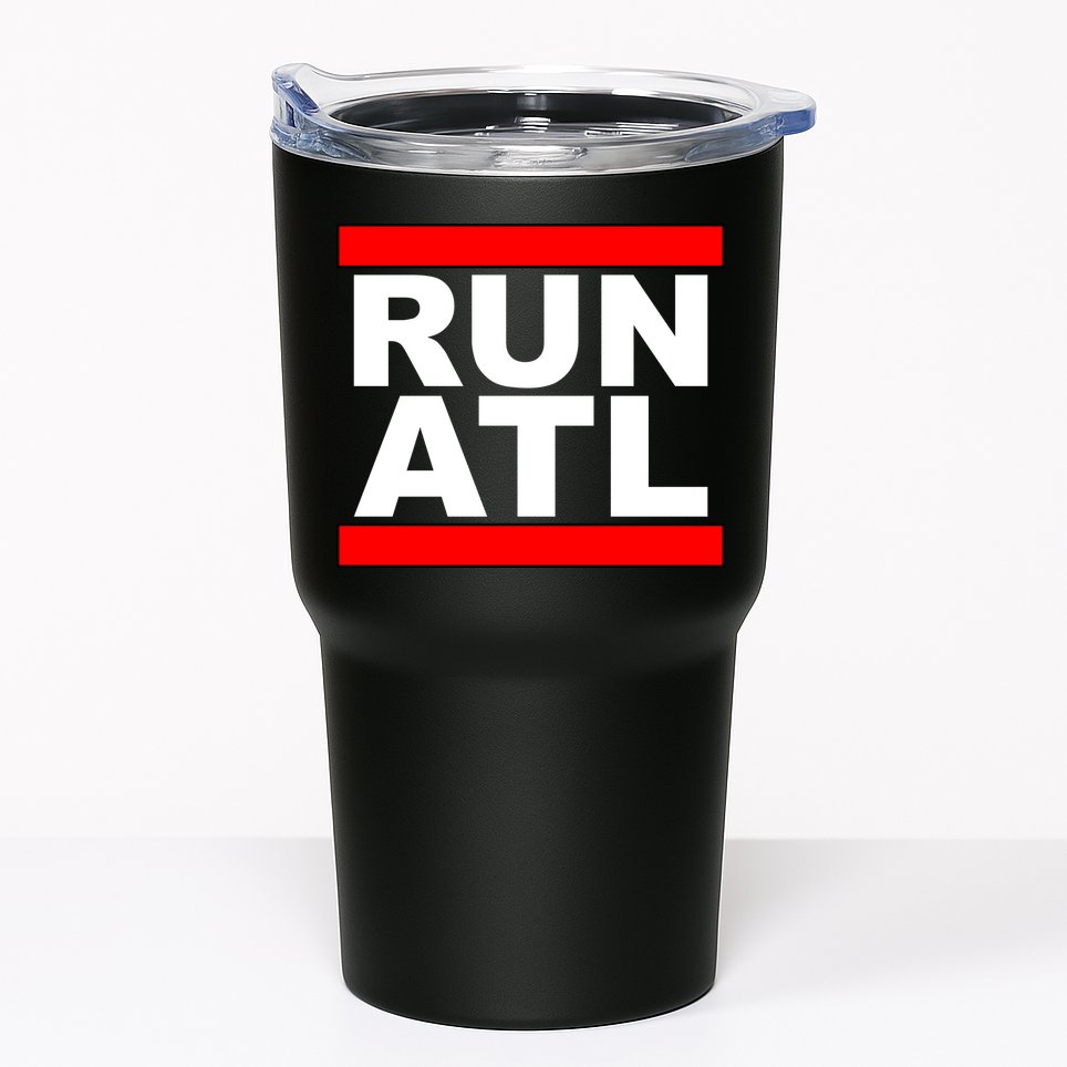 Run ATL Atlanta, Georgia Sports Fans Tumbler