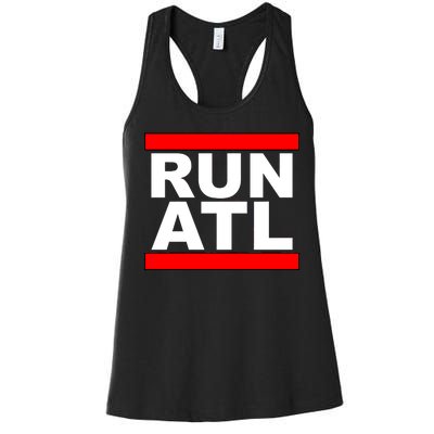 Run ATL Atlanta, Georgia Sports Fans Women's Racerback Tank