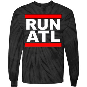 Run ATL Atlanta, Georgia Sports Fans Tie-Dye Long Sleeve Shirt