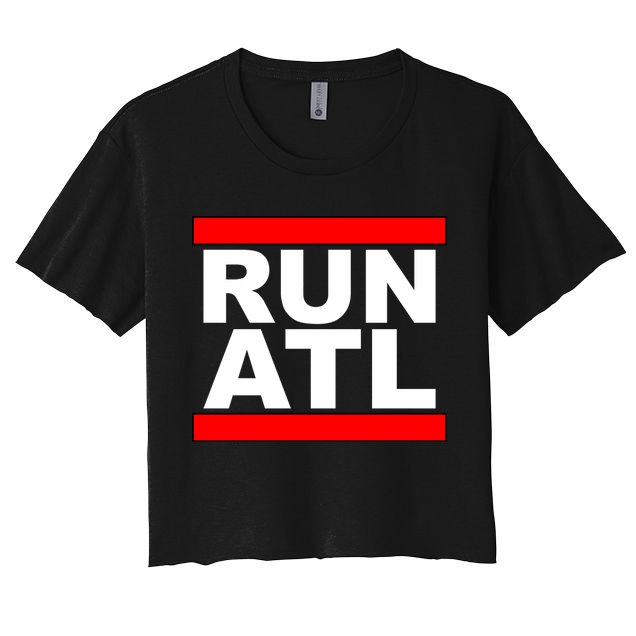 Run ATL Atlanta, Georgia Sports Fans Crop Top