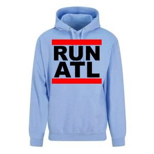 Run ATL Atlanta, Georgia Sports Fans Unisex Surf Hoodie