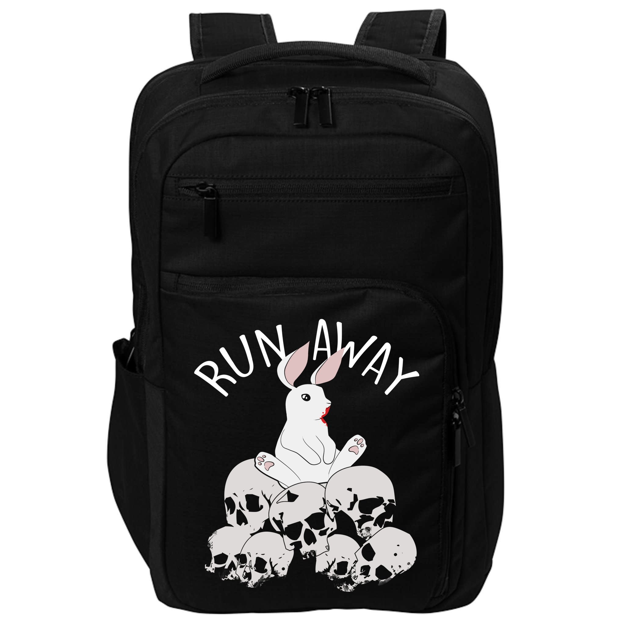 Run Away Bloody Bunny Skeleton Impact Tech Backpack