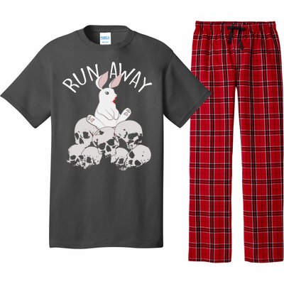 Run Away Bloody Bunny Skeleton Pajama Set