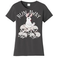 Run Away Bloody Bunny Skeleton Women's T-Shirt