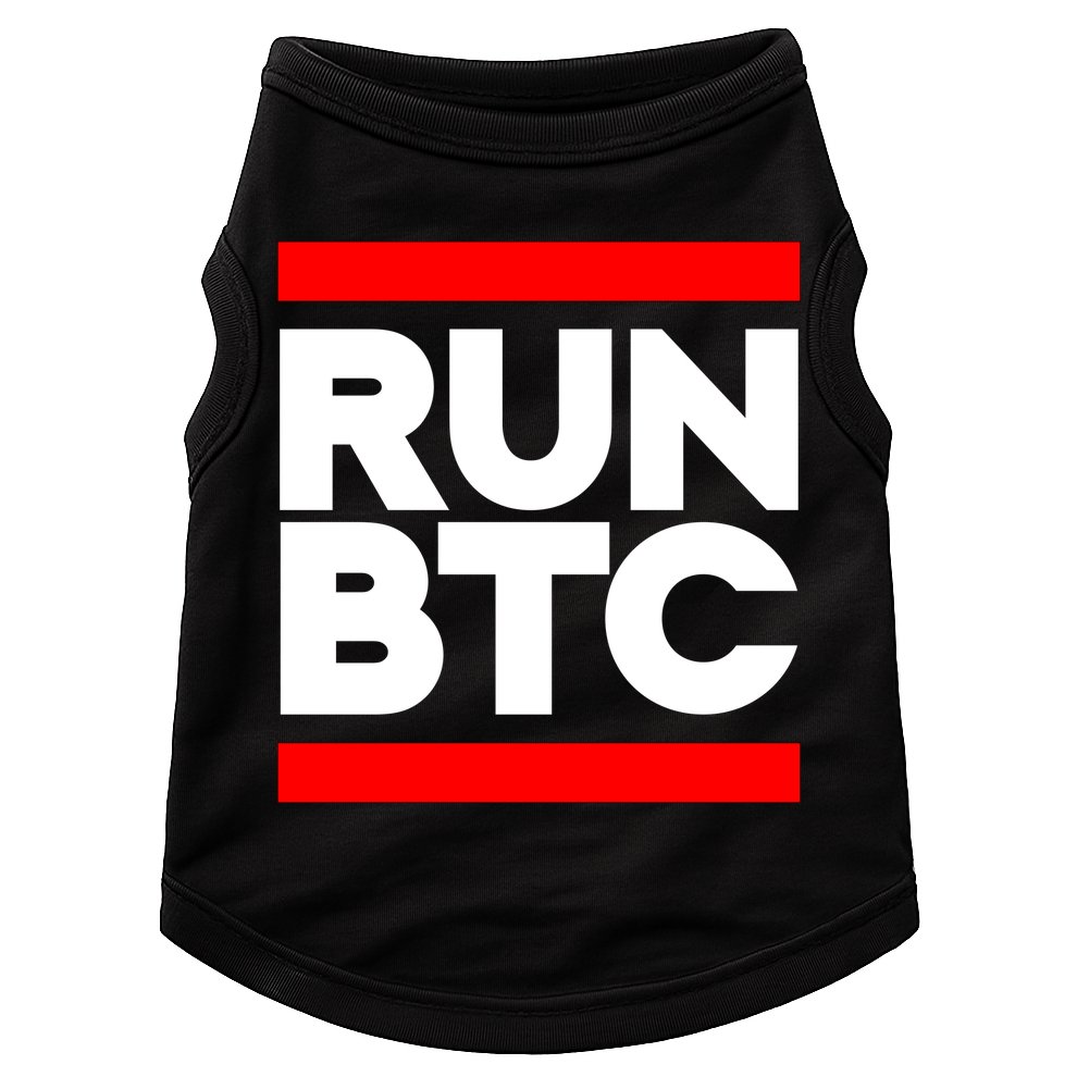 RUN BTC Bitcoin Cryptocurrency Doggie Tank