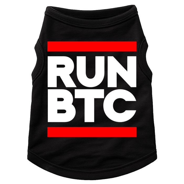 RUN BTC Bitcoin Cryptocurrency Doggie Tank