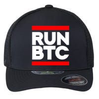 RUN BTC Bitcoin Cryptocurrency Flexfit Unipanel Trucker Cap