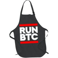 RUN BTC Bitcoin Cryptocurrency Apron