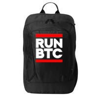 RUN BTC Bitcoin Cryptocurrency City Backpack