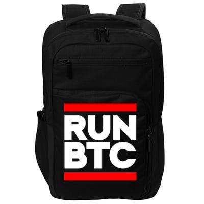 RUN BTC Bitcoin Cryptocurrency Impact Tech Backpack