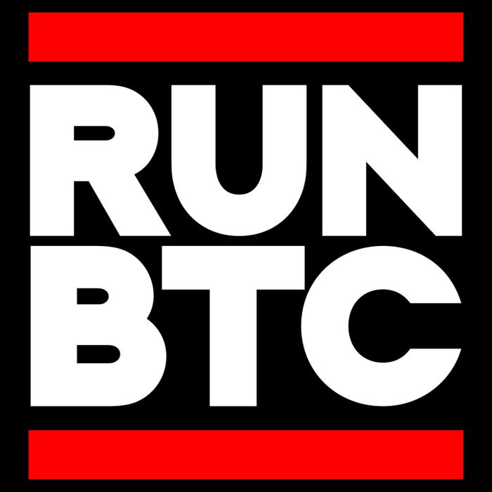 RUN BTC Bitcoin Cryptocurrency Sustainable Bucket Hat