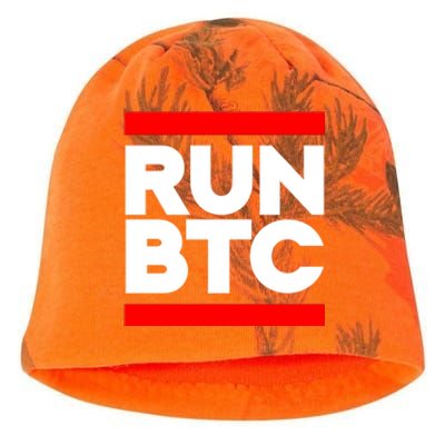 RUN BTC Bitcoin Cryptocurrency Kati - Camo Knit Beanie