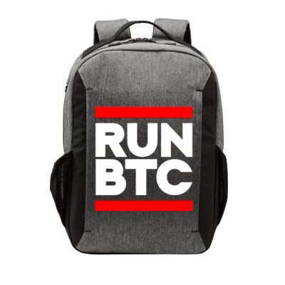 RUN BTC Bitcoin Cryptocurrency Vector Backpack