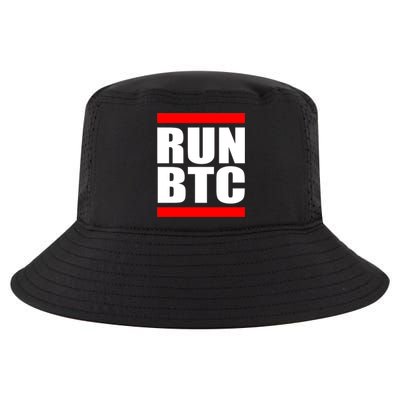 Run BTC Bitcoin Cryptocurrency Crypto Moon Hodl Cool Comfort Performance Bucket Hat