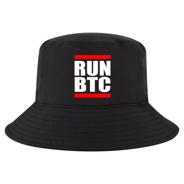 Run BTC Bitcoin Cryptocurrency Crypto Moon Hodl Cool Comfort Performance Bucket Hat