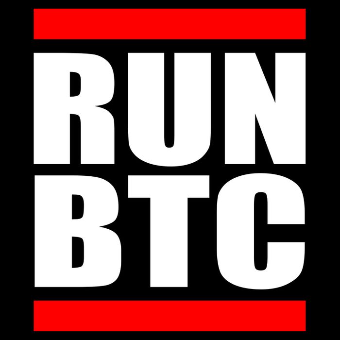 Run BTC Bitcoin Cryptocurrency Crypto Moon Hodl Drawstring Bag